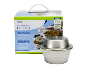 AquaScape De-Icer Package and Product Displayed